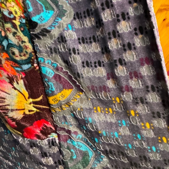 Johnny Was Kimono velvet floral and geometric burnout pattern - Size XL - Picture 11 of 16